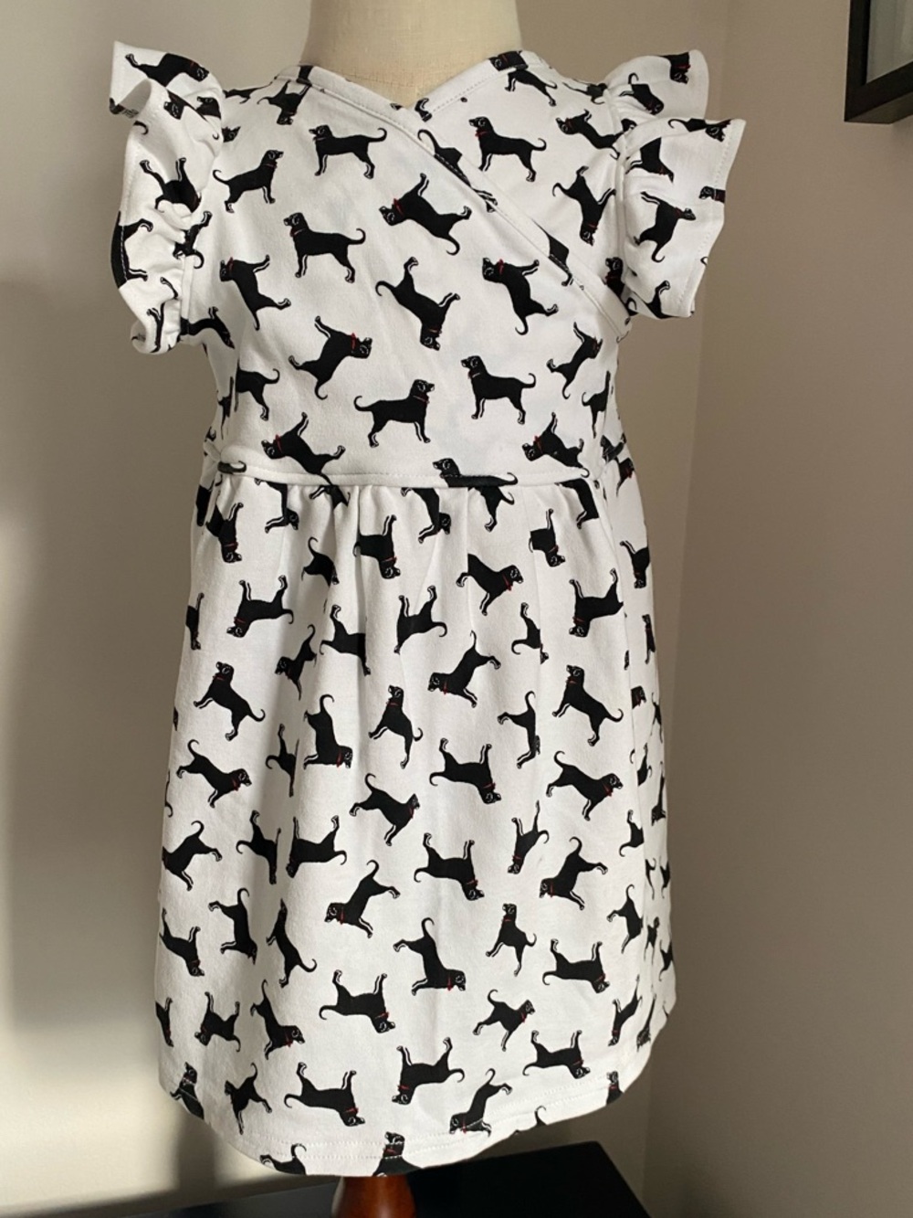 Zutano x The Black Dog Signature Black Dog Logo-patterned Dress